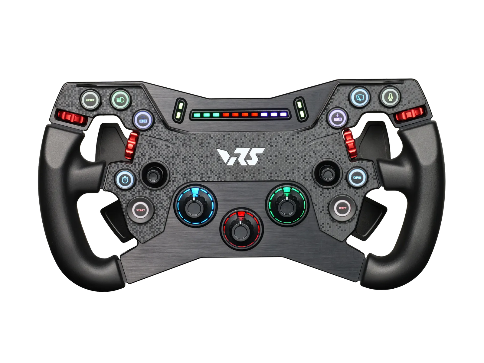 VRS R295 G2 sim racing steering wheel with magnetic USB connection
