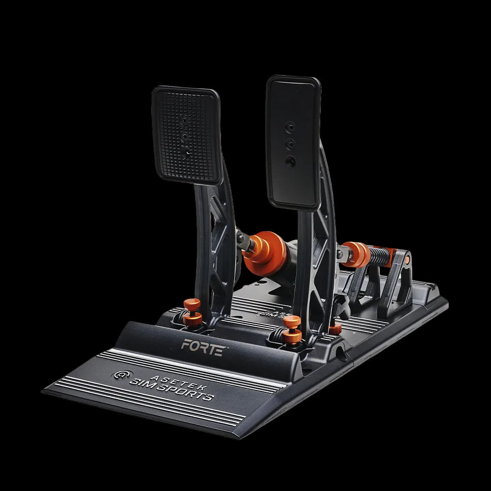 Asetek SimSports Forte Sim Racing Pedals - Brake & Throttle