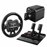 Asetek Racing Initium sim racing bundle with wheelbase, steering wheel and pedals