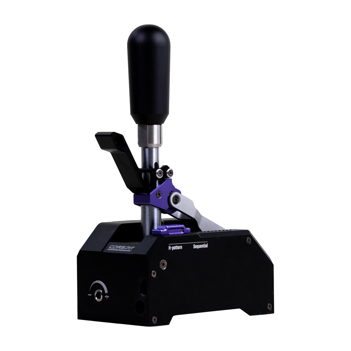 Conspit CHS H-pattern and sequential sim racing shifter, front view