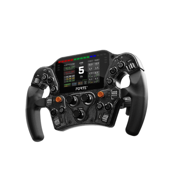 Asetek SimSports Forte Formula Pro Steering Wheel Black