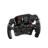 Forte racing steering wheel with digital display on a transparent background