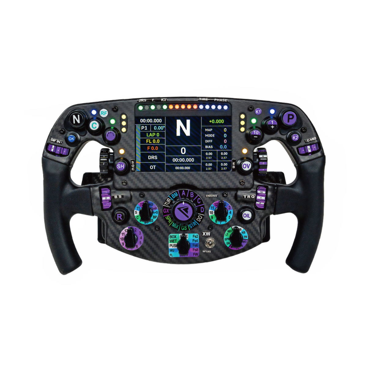 Conspit PW1 formula sim racing wheel, front view