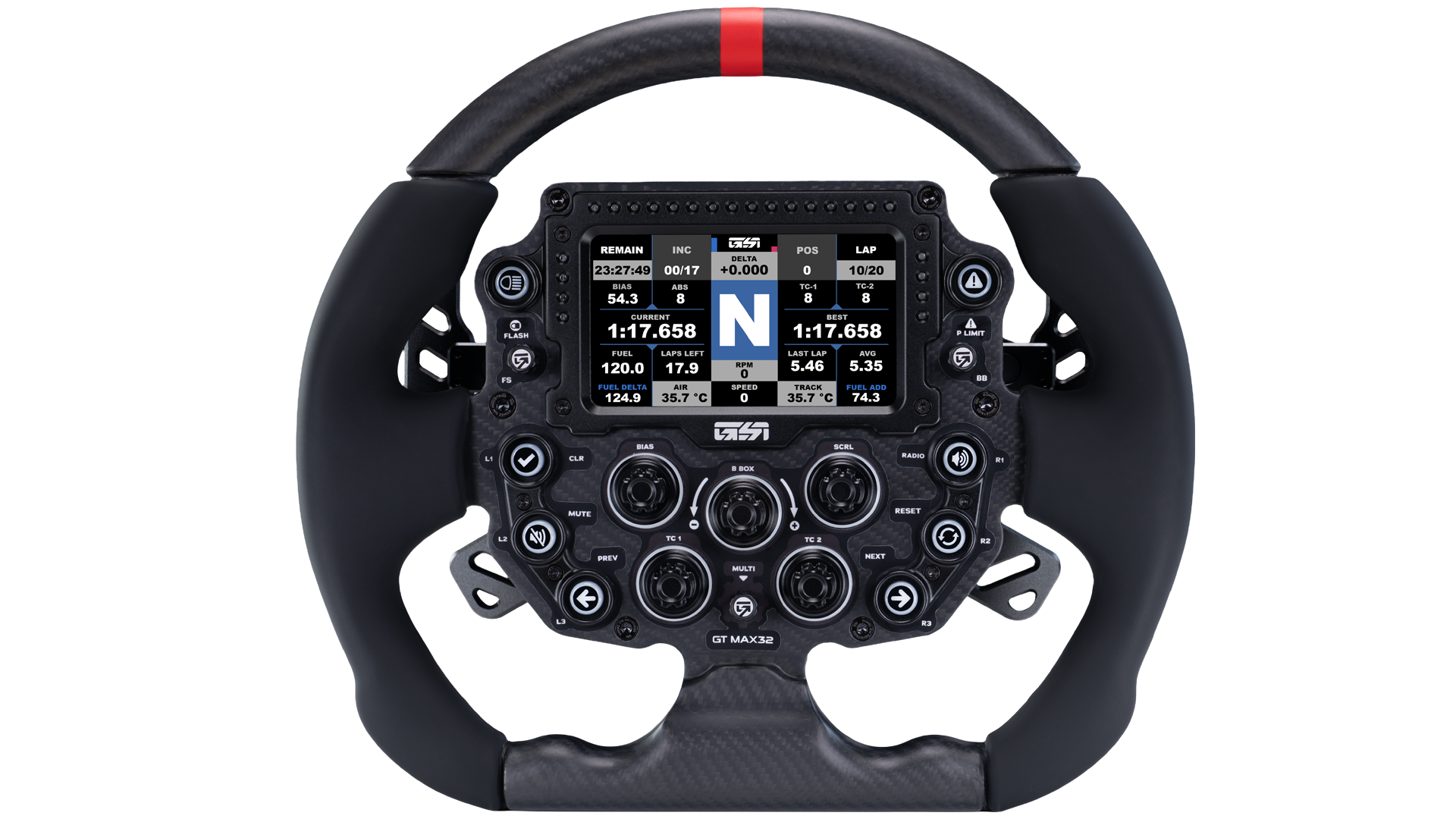 GSI GT-MAX32 GT Sim Racing Wheel – Blackout
