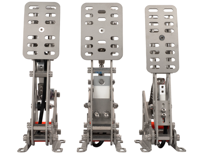 VRS DirectForce Pro throttle, brake and clutch sim racing pedal set