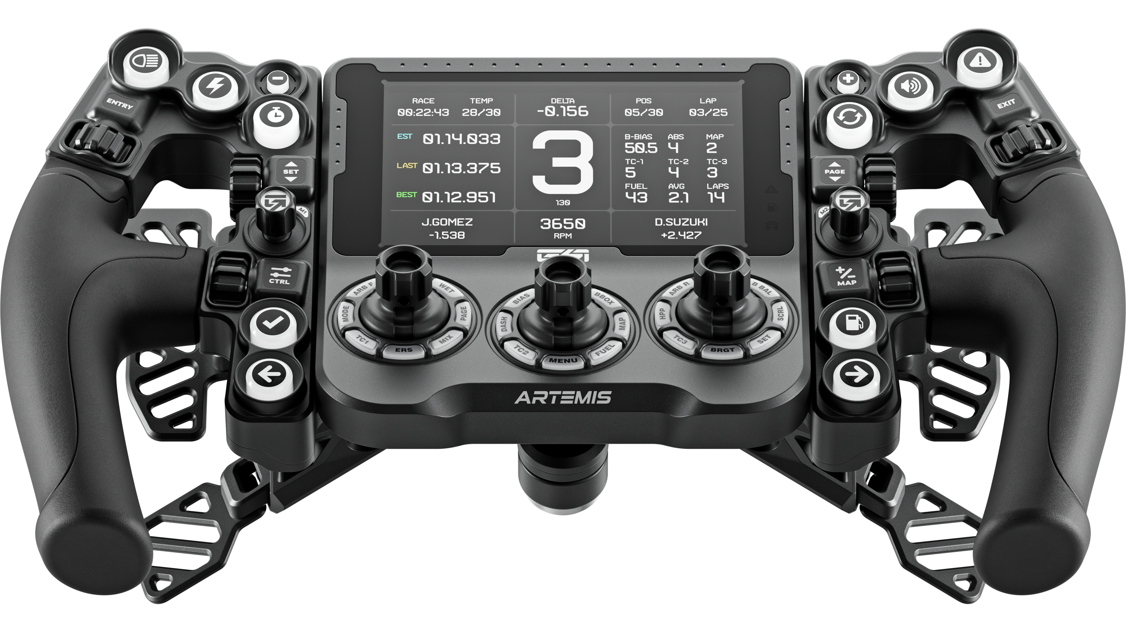 GSI Artemis Formula Sim Racing Wheel – Blackout