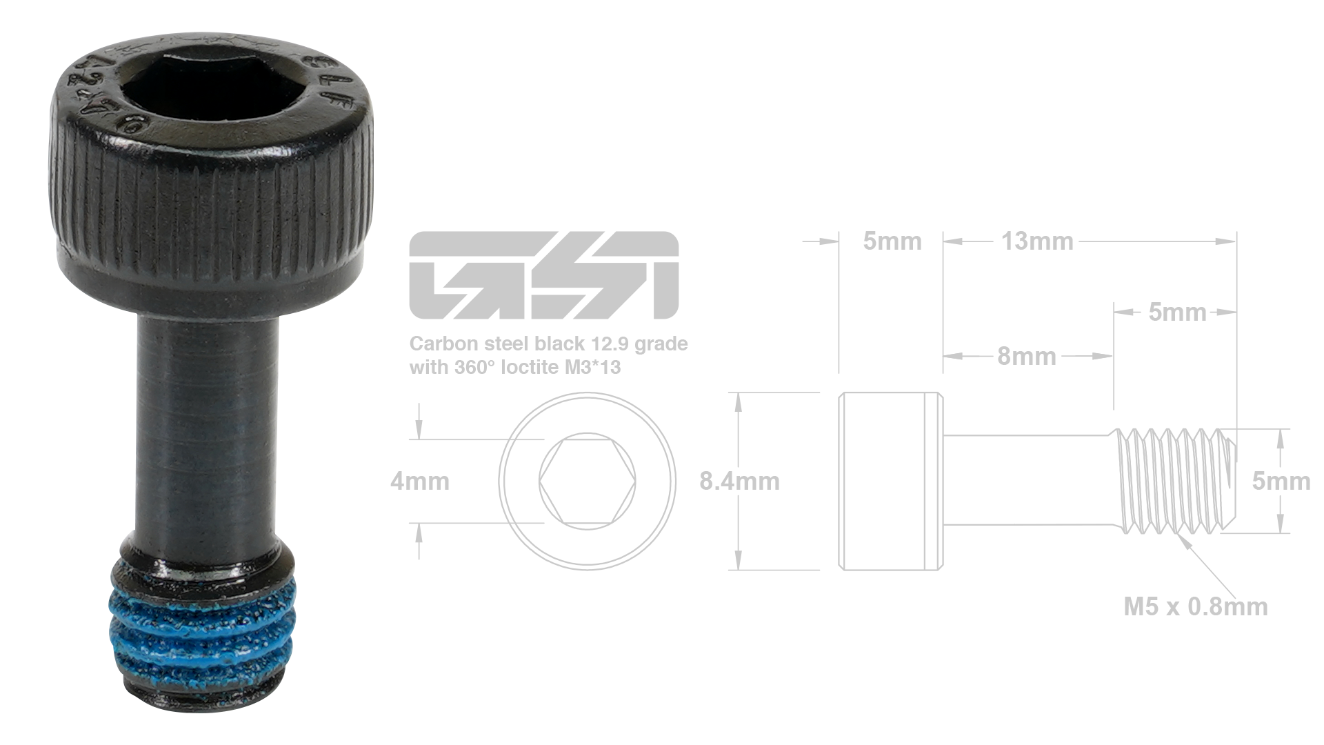GSI Captive Screw Set (6 pcs)