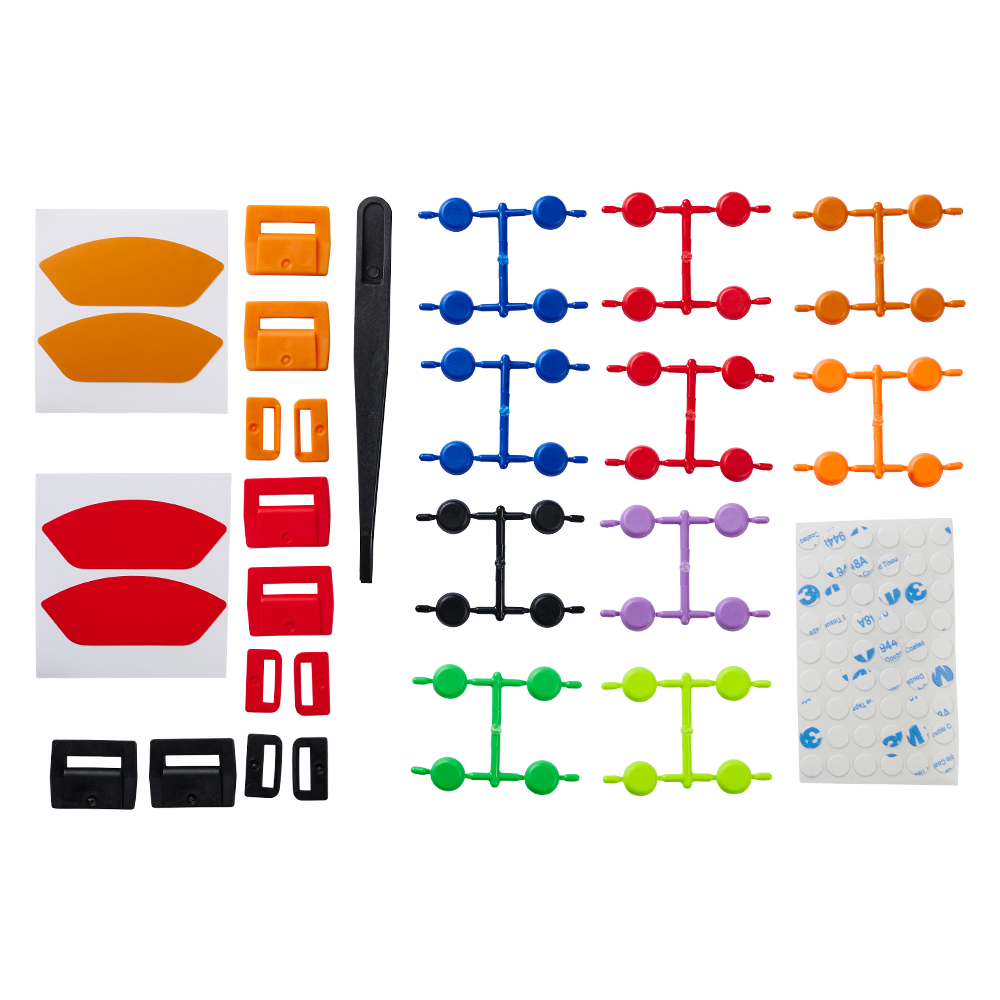 Asetek SimSports® Steering Wheel Button Color Kit