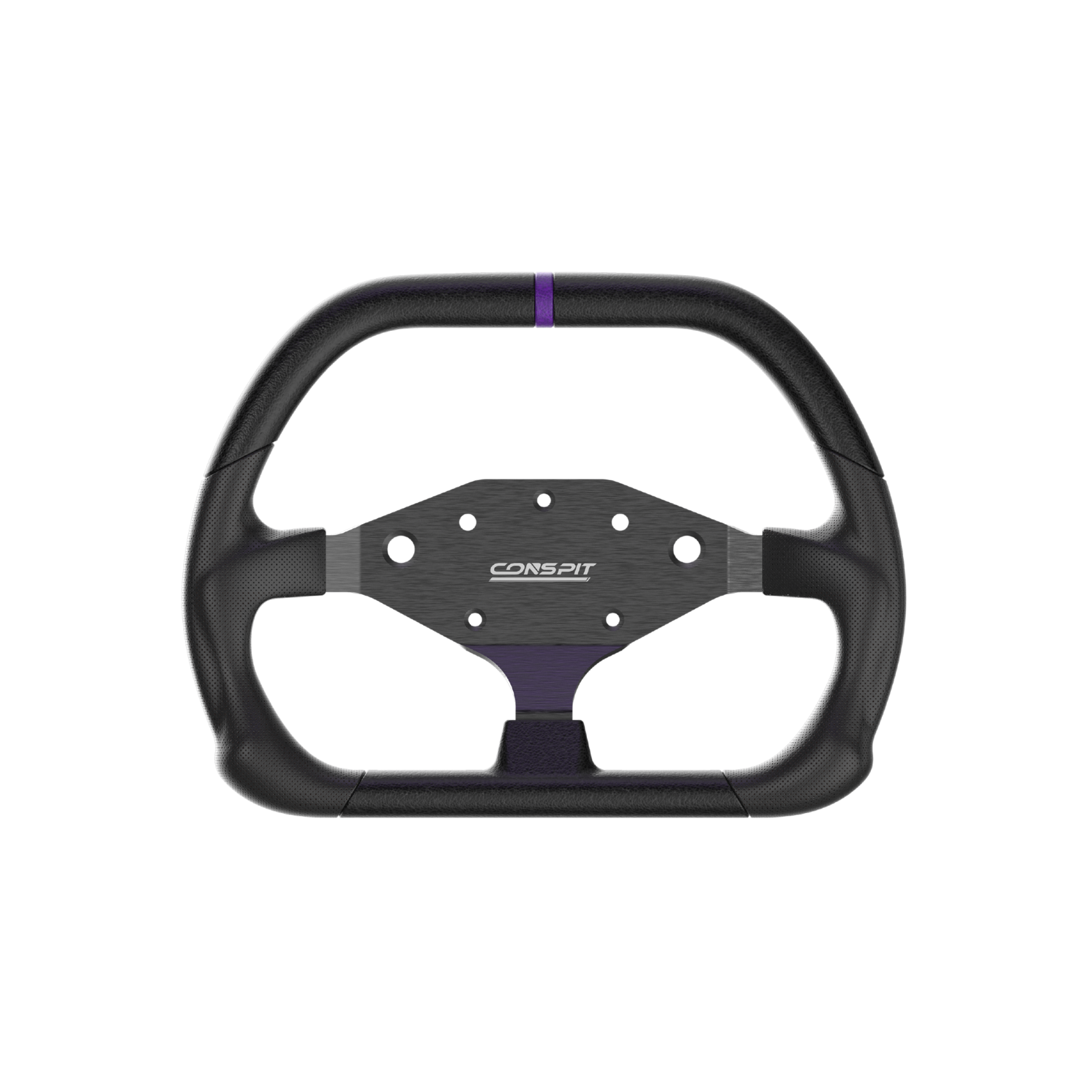 Conspit DX320 rim angled view showing grips
