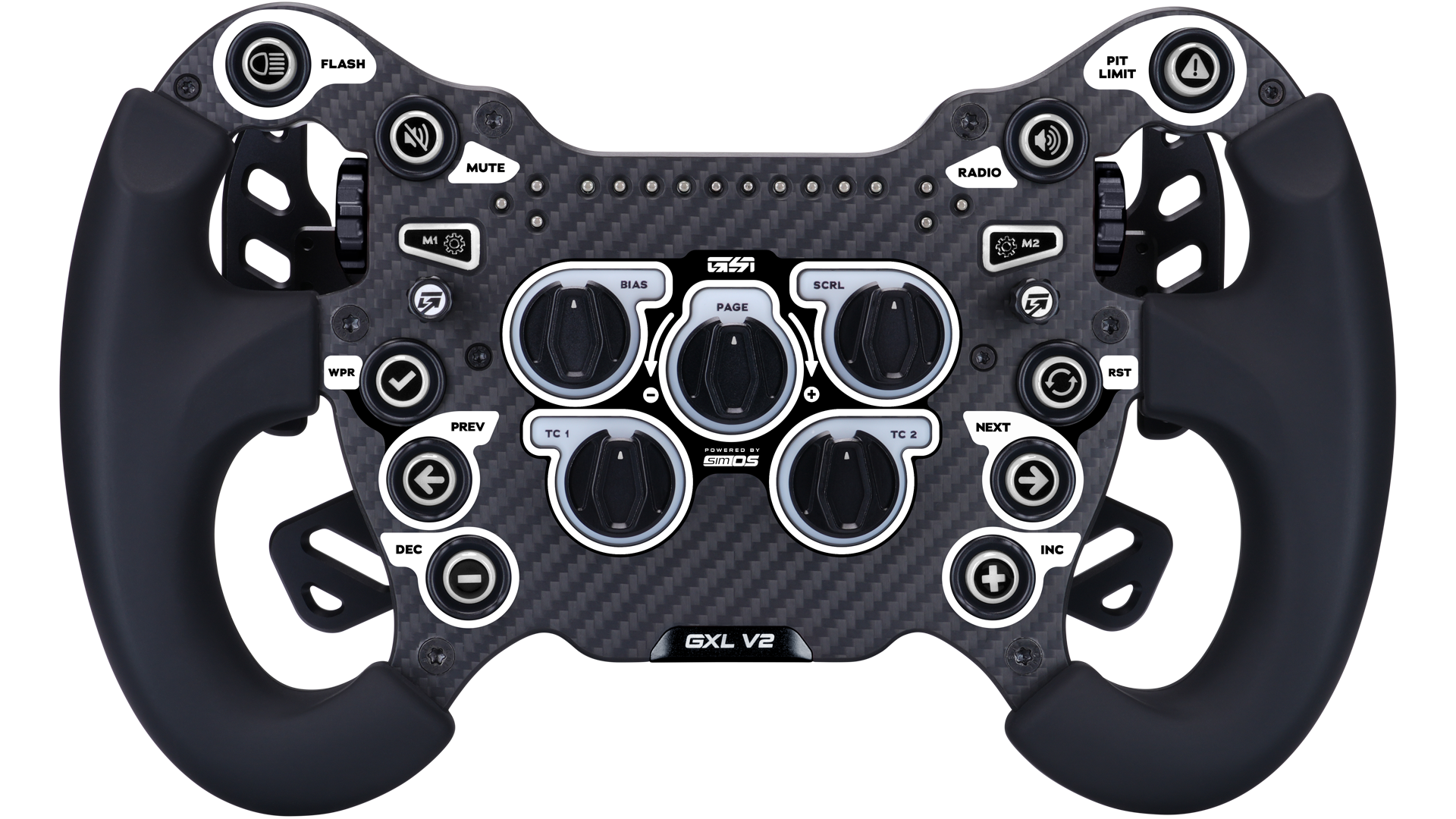 GSI GXL V2 Formula Sim Racing Wheel – Panda