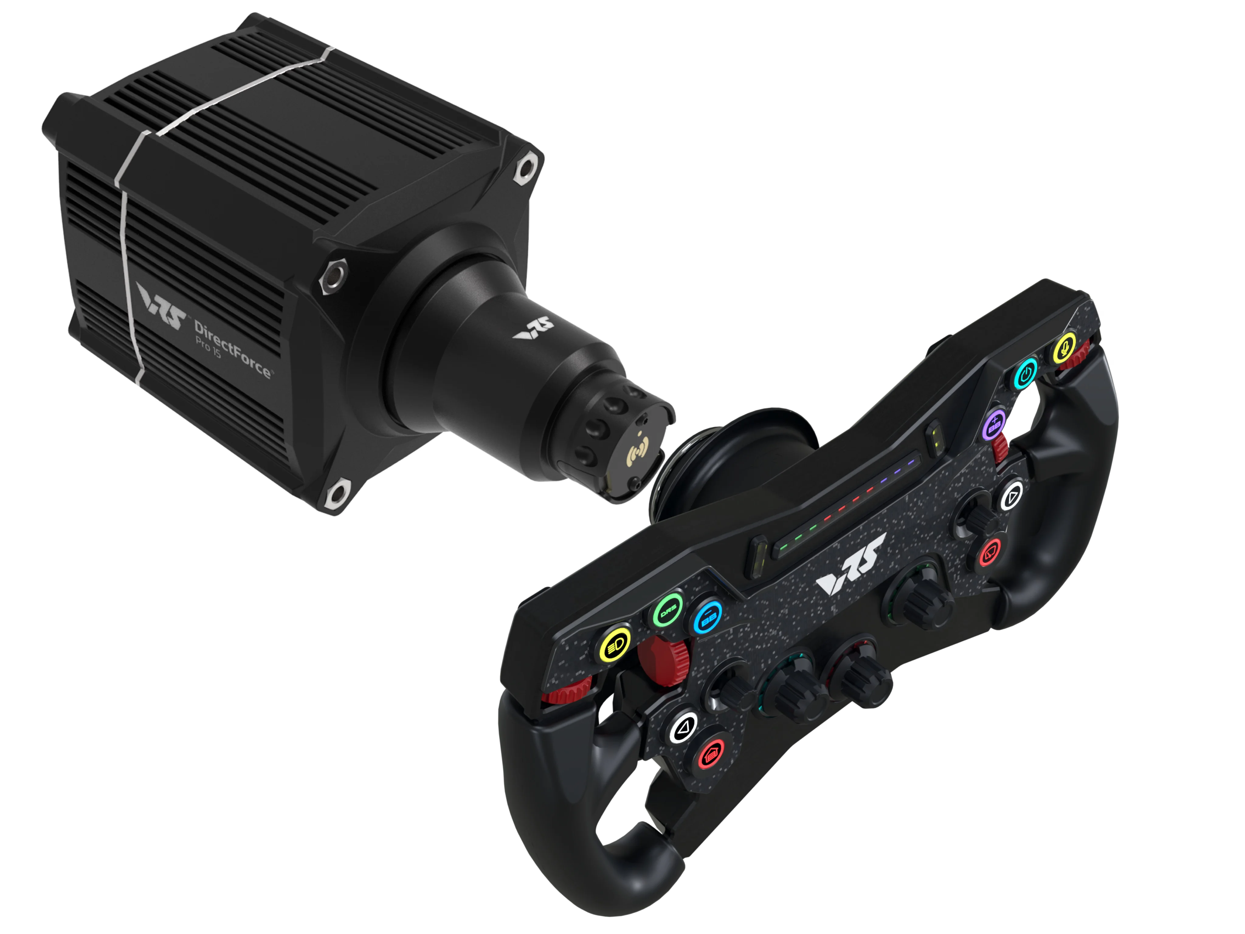 VRS R295 Steering Wheel & DFP15 Wheel Base
