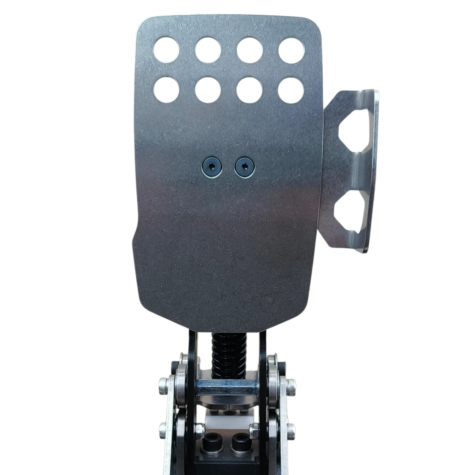SIMGRADE stainless Side Support fitted to a VX-PRO pedal