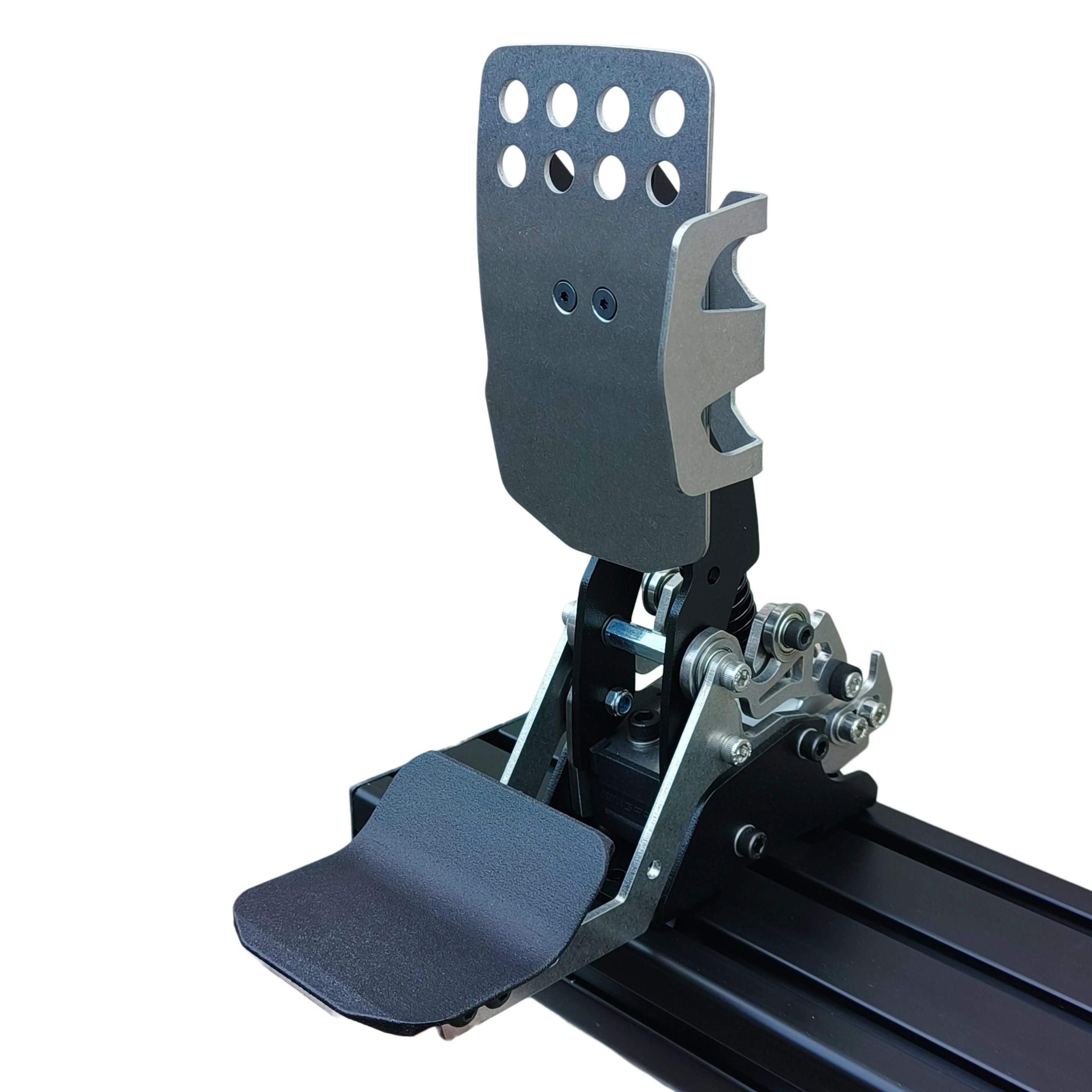 SIMGRADE Tilting Heel Support fitted to a VX-PRO pedal