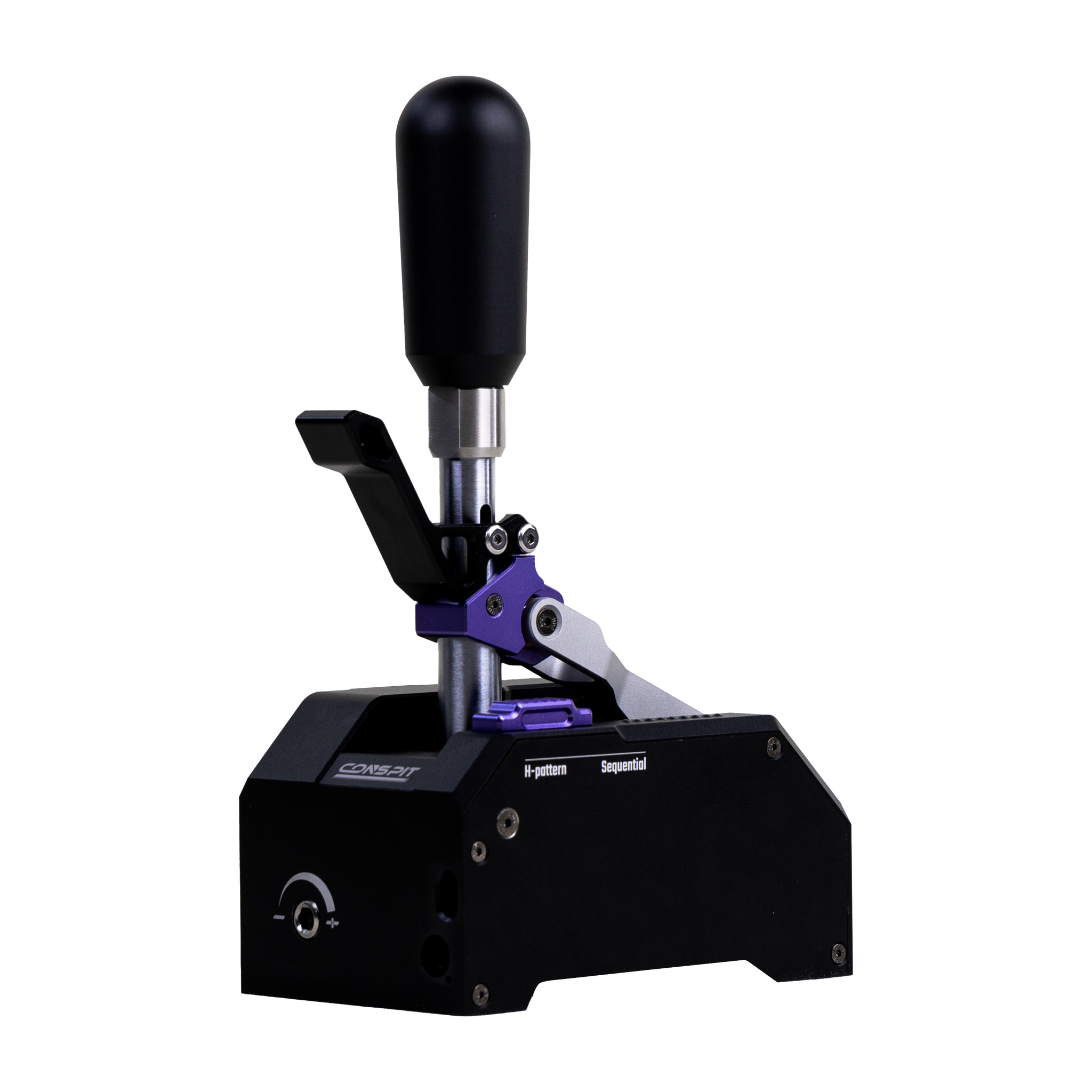 Conspit CHS H-pattern and sequential sim racing shifter, front view