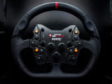 Asetek Forte Button Box w/ Closed D Black Leather Rim (Open Box)